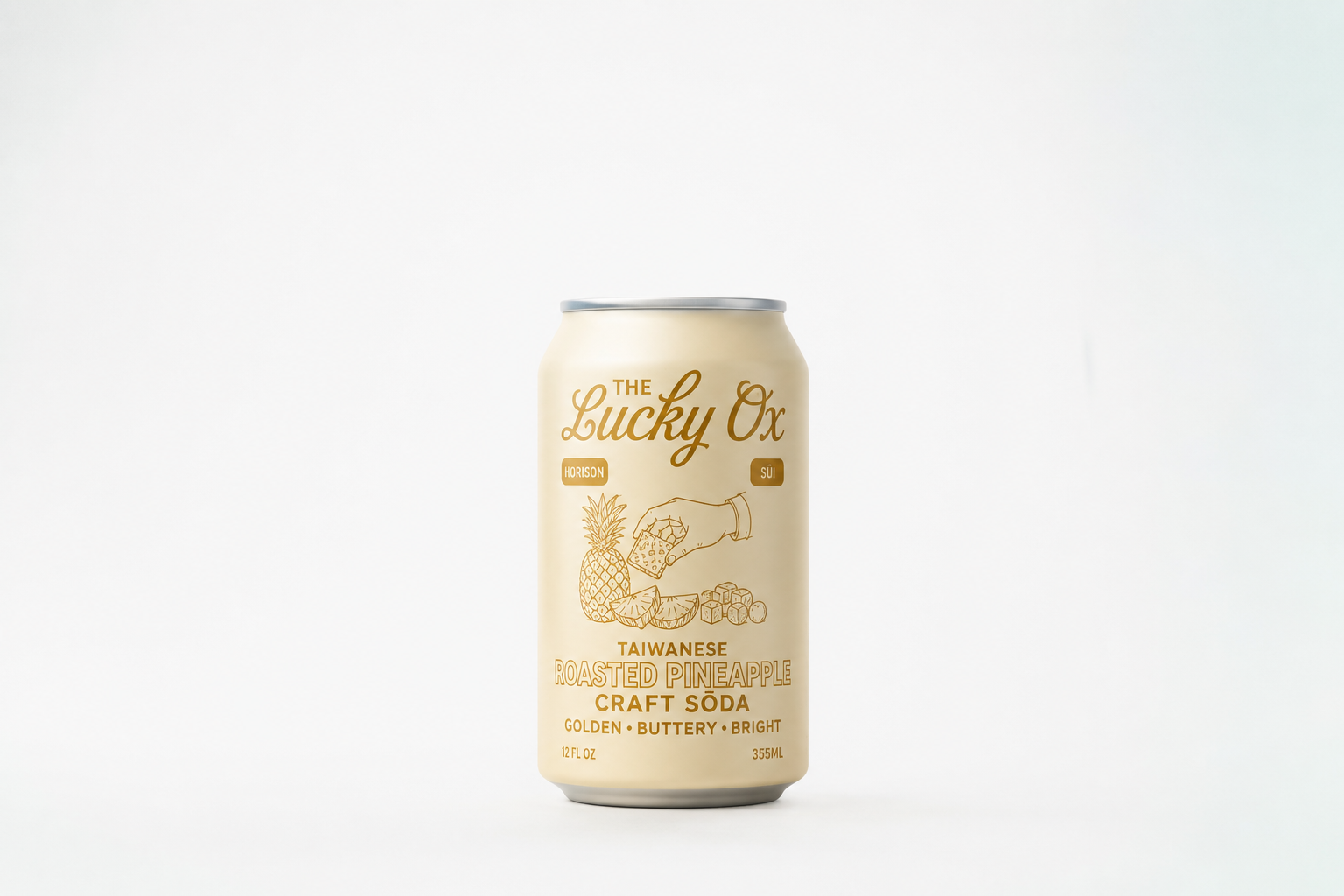 ラッキー Taiwanese Roasted Pineapple Sparkler 12-Pack (Can) – The Lucky Ox